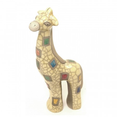Giraff, keramikk, høgde 22 cm