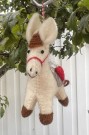 Hest med hjarta, julepynta, tova ull thumbnail