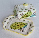 Smørbutt, smørfat, kvit-gul thumbnail